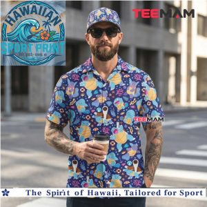 Squirtle and Friends Beach Day Tropical Summer Hawaiian Shirt