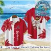 St Louis Cardinals Baseball Tropical Palm Tree Hawaiian Shirt St Louis Cardinals Baseball Tropical Palm Tree Hawaiian Shirt