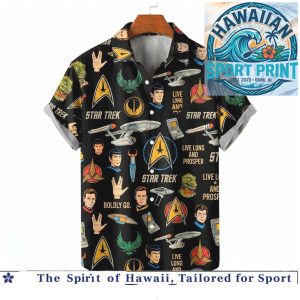 Star Trek Boldly Go Spock Live Long Prosper Science Fiction Shirt