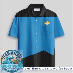 Star Trek Science Officer Uniform Cosplay Hawaiian Shirt