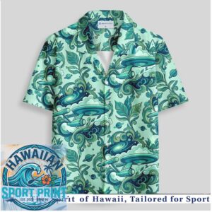 Star Trek Spaceship Galaxy Nebula Tropical Hawaiian Shirt