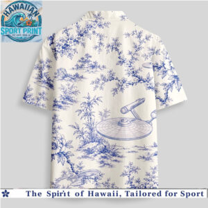 Star Trek USS Enterprise Toile de Jouy Tropical Hawaiian Shirt
