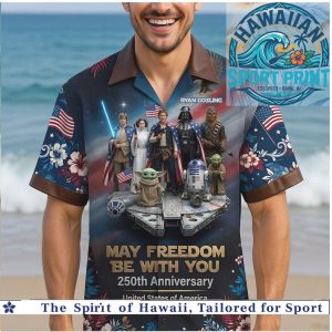 Star Wars 250th Anniversary US Independence Day Patriotic Hawaiian Shirt