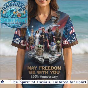 Star Wars 250th Anniversary US Independence Day Patriotic Hawaiian Shirt