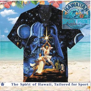 Star Wars Classic Space Epic Movie Character Retro Hawaiian Shirt