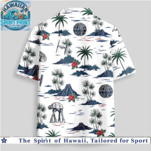Star Wars Death Star Imperial Tropical Aloha Hawaiian Shirt