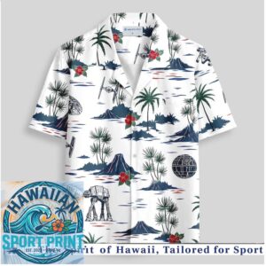 Star Wars Death Star Imperial Tropical Aloha Hawaiian Shirt
