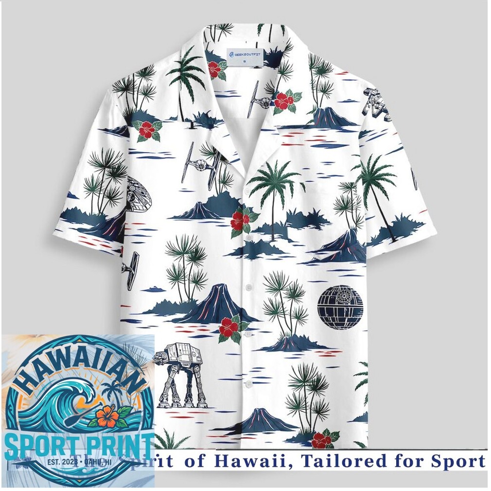 Star Wars Death Star Imperial Tropical Aloha Hawaiian Shirt Star Wars Death Star Imperial Tropical Aloha Hawaiian Shirt