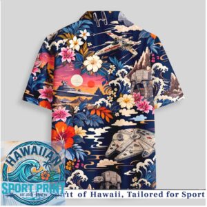 Star Wars Sci Fi Sunset Wave Tropical Japanese Art Hawaiian Shirt