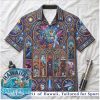 Disney Cruise Line Mickey Mouse Nautical Blue Toile Hawaiian Beach Shirt Disney Cruise Line Mickey Mouse Nautical Blue Toile Hawaiian Beach Shirt