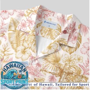 Star Wars X Wing Tropical Botanical Vintage Floral Hawaiian Shirt