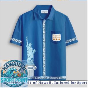 Statue Of Liberty Coffee Lover NYC Patriotism Tropical Hawaiian Shirt
