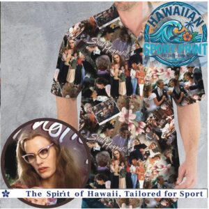 Steel Magnolias Movie Cast Collage Floral Hawaiian Shirt