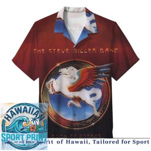 Steve Miller Band Classic Rock Music Fly Like An Eagle Aloha Shirt