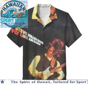 Steve Miller Band Classic Rock Music Fly Like An Eagle Aloha Shirt