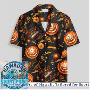 Stevie Wonder Music Instruments Vintage Retro Soul Hawaiian Shirt