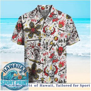 Stranger Things Hellfire Club Dungeons and Dragons Hawaiian Shirt