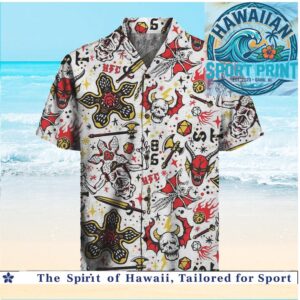 Stranger Things Hellfire Club Dungeons and Dragons Hawaiian Shirt