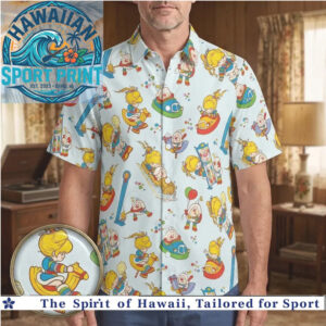 Strawberry Shortcake Retro Childhood Cartoon Toys Hawaiian Shirt