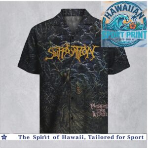 Suffocation Pierced From Within Death Metal Band Hawaiian Shirt
