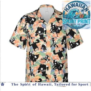 Superhero Silhouette Retro Comic Action Tropical Hawaiian Shirt