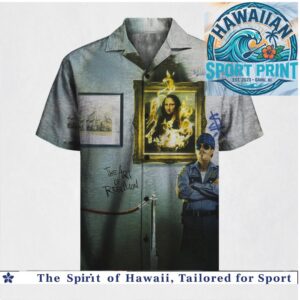 Surreal Art Mona Lisa Rebel Police Artwork Hawaiian Shirt