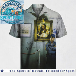 Surreal Art Mona Lisa Rebel Police Artwork Hawaiian Shirt