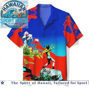 Surreal Artistic Tribal Figure Nature Scene Hawaiian Shirt