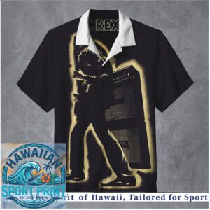 T Rex Marc Bolan Classic Glam Rock Band Hawaiian Shirt