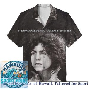 T. Rex Rock Band Vintage Music Concert Tour Hawaiian Shirt