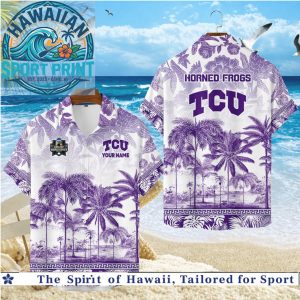 TCU Horned Frogs NCAA Tropical Beach Summer Hawaiian Shirt