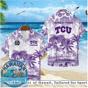 TCU Horned Frogs NCAA Tropical Beach Summer Hawaiian Shirt