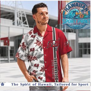 Tampa Bay Buccaneers Football Tropical Summer Hawaiian Shirt Beach