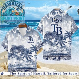 Tampa Bay Rays Baseball Tropical Beach Custom Hawaiian Shirt