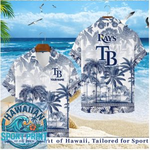 Tampa Bay Rays Baseball Tropical Beach Custom Hawaiian Shirt