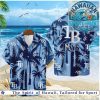 Tampa Bay Rays Mascot Surfing Tropical Summer Hawaiian Shirt Tampa Bay Rays Mascot Surfing Tropical Summer Hawaiian Shirt