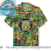 Talk Talk Band Synth Pop Portrait Art Blue Hawaiian Shirt Talk Talk Band Synth Pop Portrait Art Blue Hawaiian Shirt