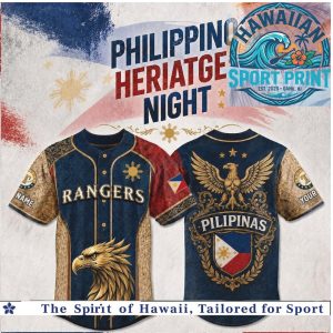 Texas Baseball Filipino Heritage Night Pilipinas Eagle Baseball Jersey
