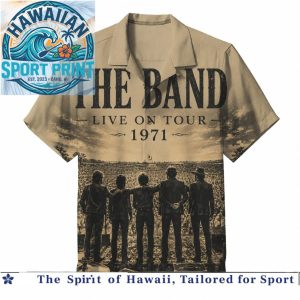 The Band Live On Tour 1971 Classic Rock Concert Shirt