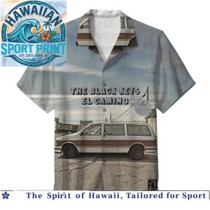 The Black Keys Indie Rock Band El Camino Van Album Hawaiian Shirt