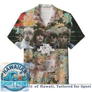The Byrds Folk Rock Band Retro Album Artwork Hawaiian Shirt