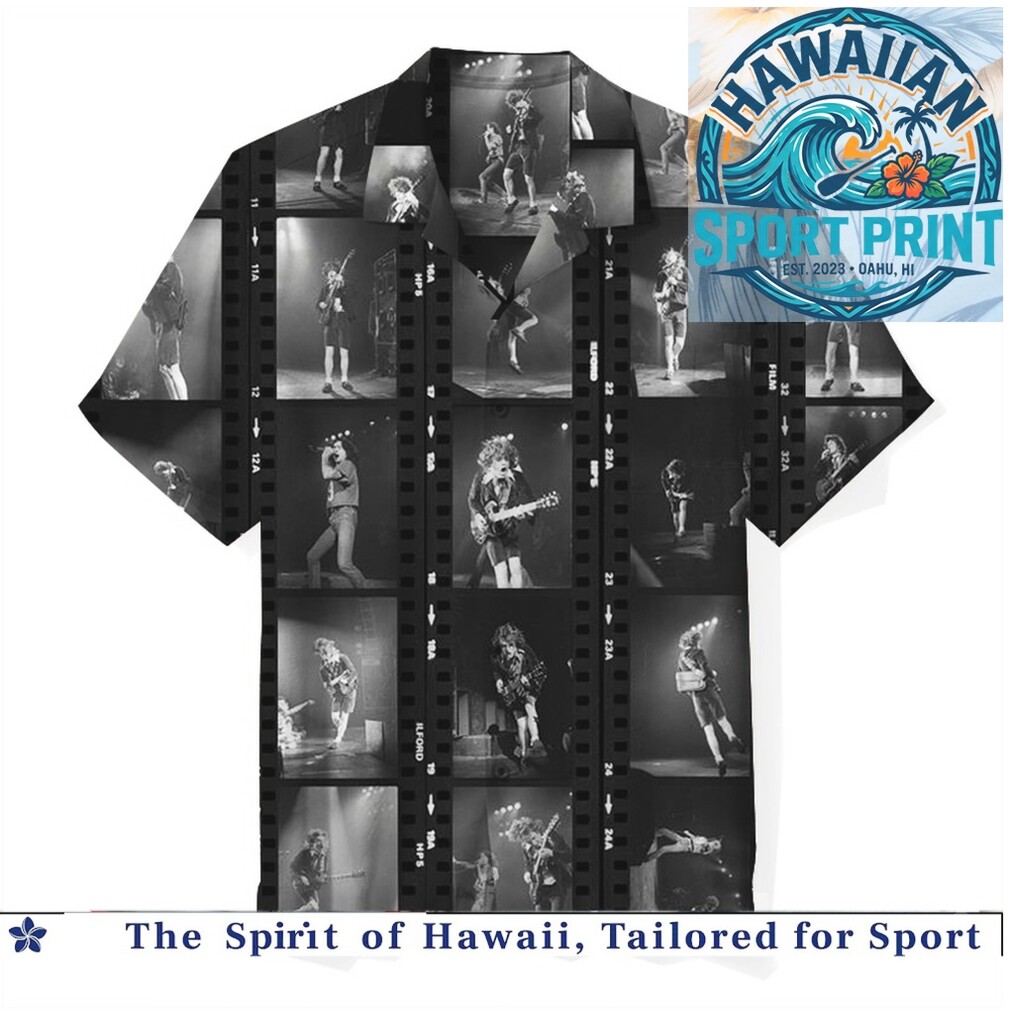 The Clash Black And White Film Strip Concert Rock Music Hawaiian Shirt The Clash Black And White Film Strip Concert Rock Music Hawaiian Shirt