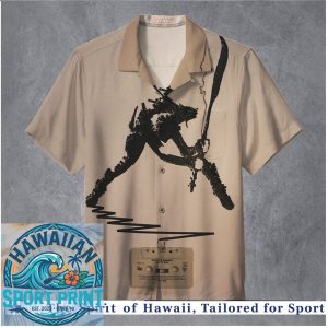 The Clash London Calling Bassist Silhouette Punk Rock Hawaiian Shirt