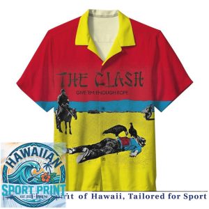 The Clash Punk Rock Band Album Cover Hawaiian Shirt