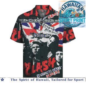 The Clash Punk Rock Band Concert British Flag Hawaiian Shirt