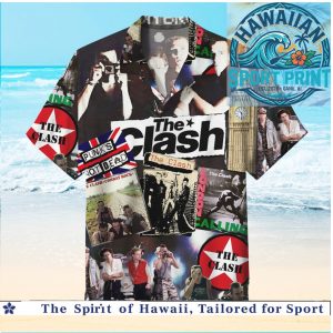 The Clash Punk Rock Band London Calling Hawaiian Shirt
