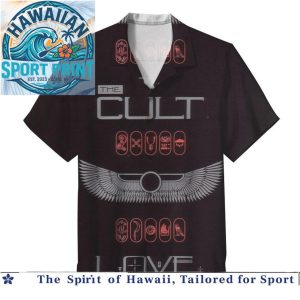 The Cult Sonic Temple Hard Rock Band Hawaiian Shirt