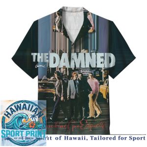 The Damned Punk Rock Band Album Cover Artwork Aloha Shirt