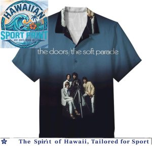 The Doors Classic Rock Band Vintage Album Art Hawaiian Shirt