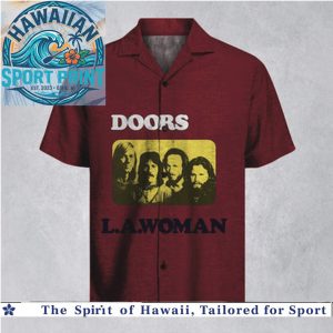The Doors LA Woman Classic Rock Band Graphic Hawaiian Shirt